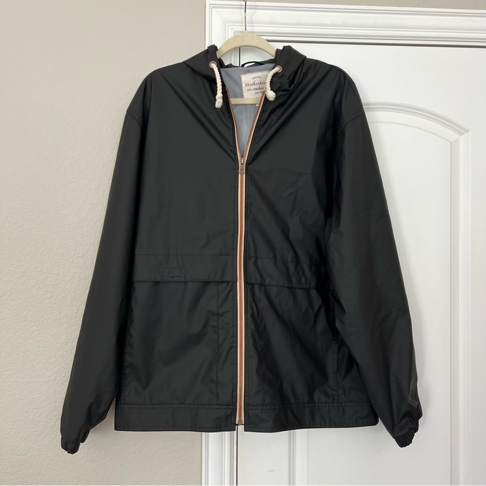 Weatherproof Vintage Rain Jacket Black Size L